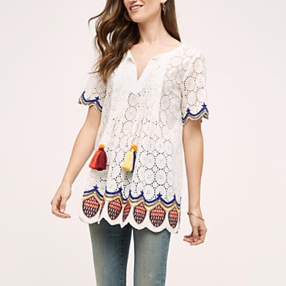 Anthropologie Tops - ANTHRO • hemant & nandita sea island tunic